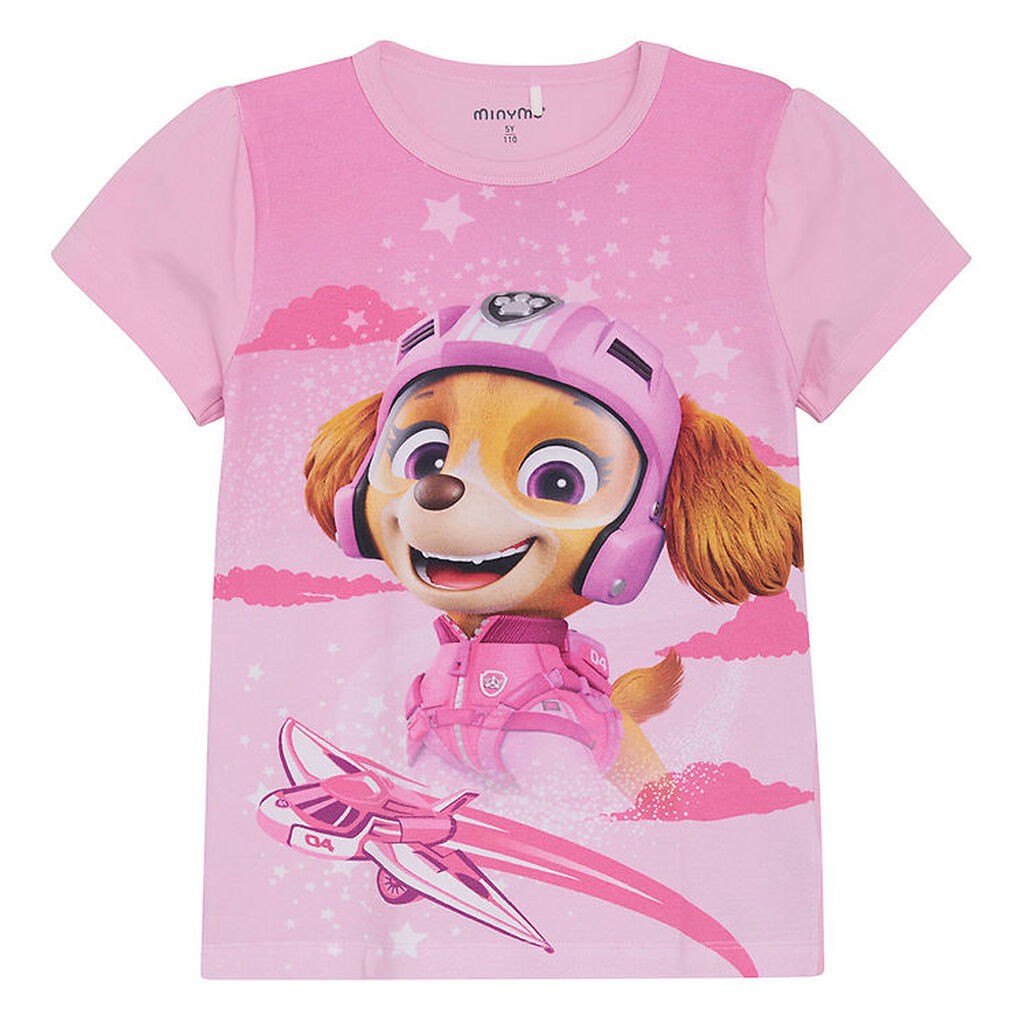 Minymo T-shirt - Paw Patrol - Light Rose