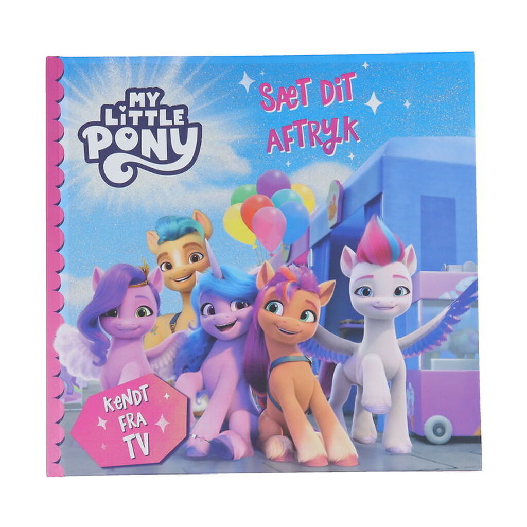 Alvilda Bog - My Little Pony - Sæt Dit Aftryk - Dansk