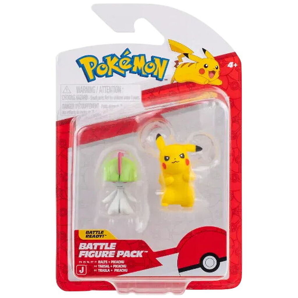 Pokémon Figurer - Battle Figure - Ralts/Pikachu