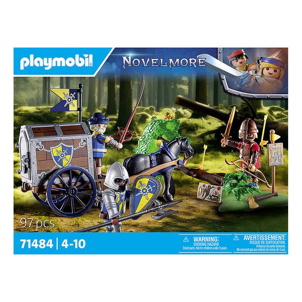 Playmobil Novelmore - Transportrøveri - 71484 - 97 Dele