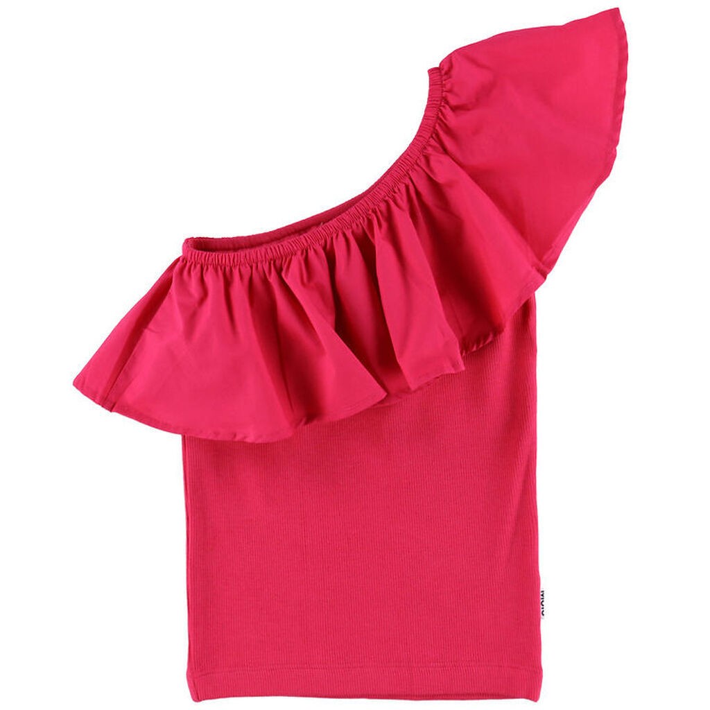 Molo Top - Rib - Rebecca - Bright Rose