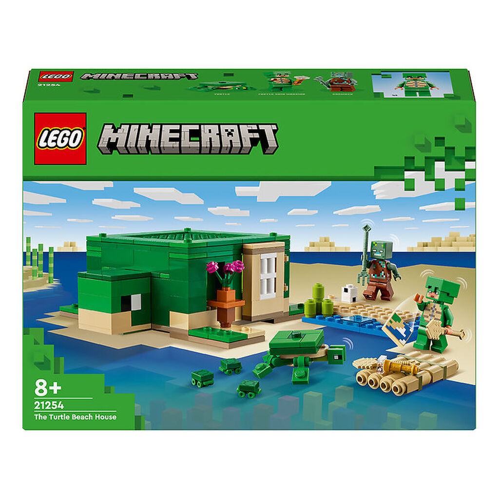 LEGOÂ® Minecraft - Skildpaddestrandhuset 21254 - 234 Dele