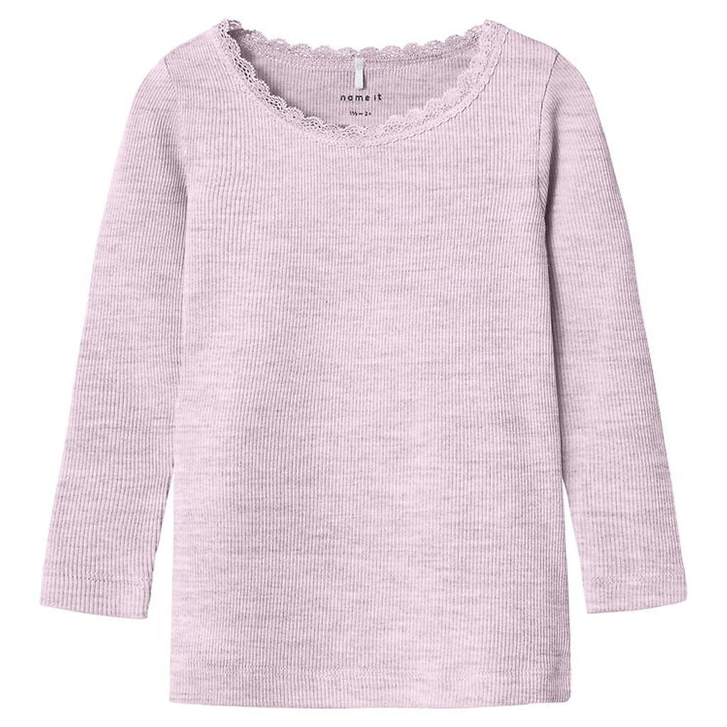 Name It Bluse - Rib - NmfKab - Noos - Sweet Dreams/Melange