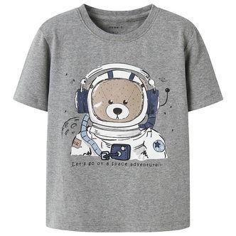 Name It T-shirt - NmmDilka - Grey Melange
