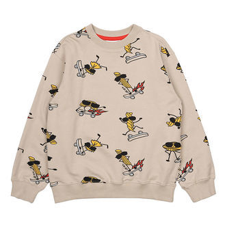 The New Sweatshirt - TnNarfa - Feather Gray AOP