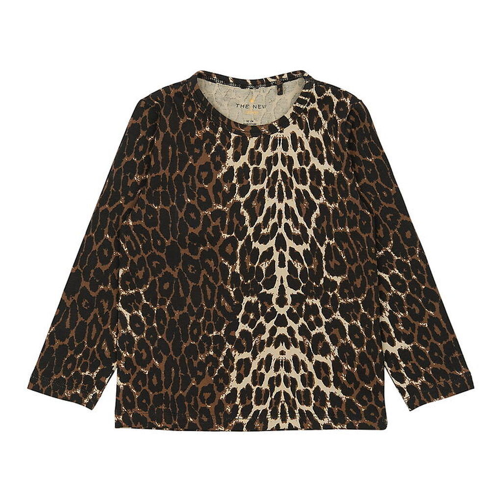 The New Siblings Bluse - TnstPenny - Feather Gray AOP