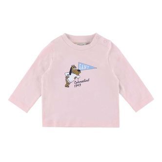 GANT Bluse - Graphic - Salmon