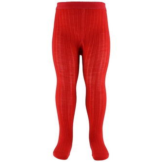 MP Strømpebukser - Rib - Tomato