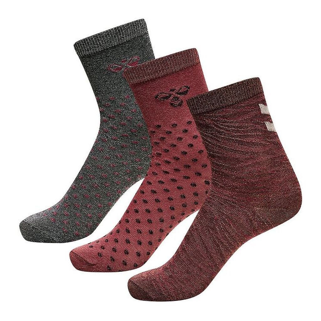 Hummel Strømper - hmlBeta - 3-Pak - Roan Rouge
