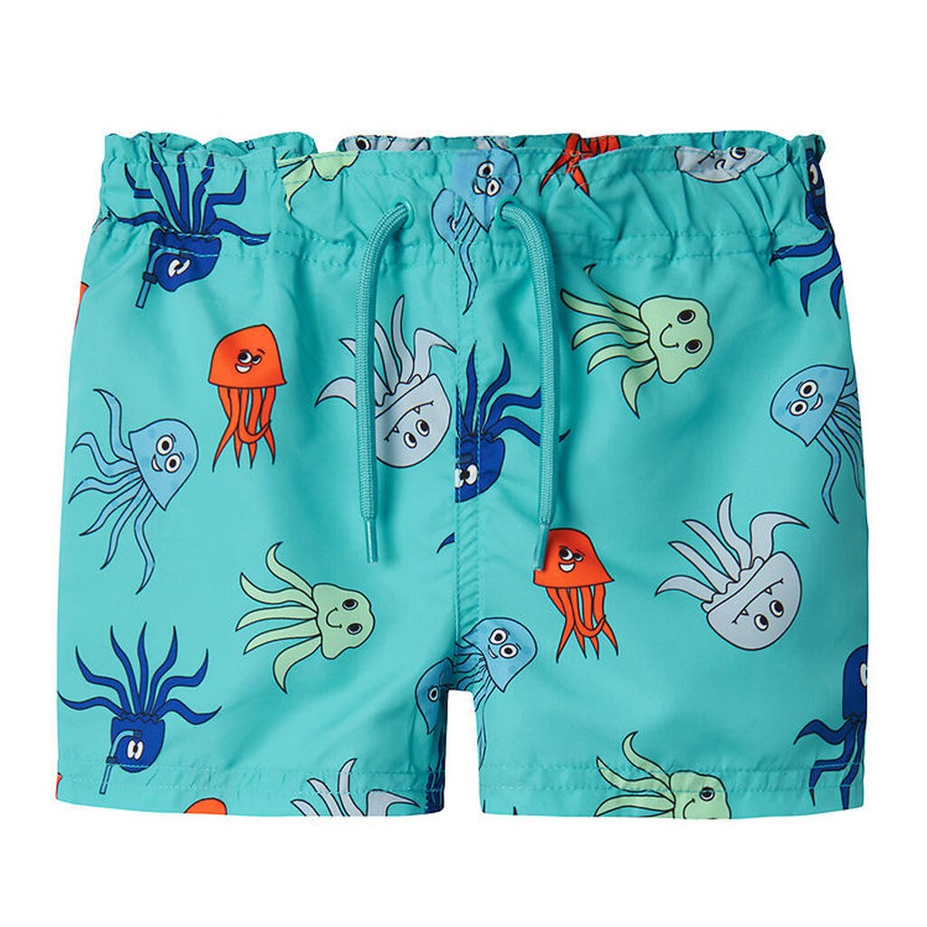 Name it Badeshorts - NmmZeus - Blue Atoll