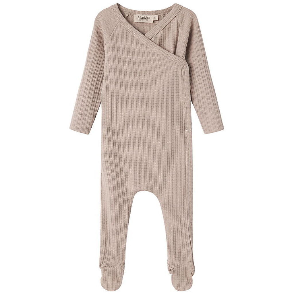 MarMar Heldragt m. Fødder - Pointelle - Rubello - Soft Beige