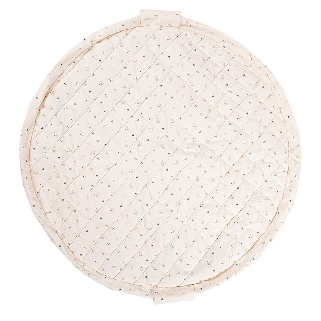 Play&Go Legetøjstæppe - Ø120 - Soft Organic - Moon