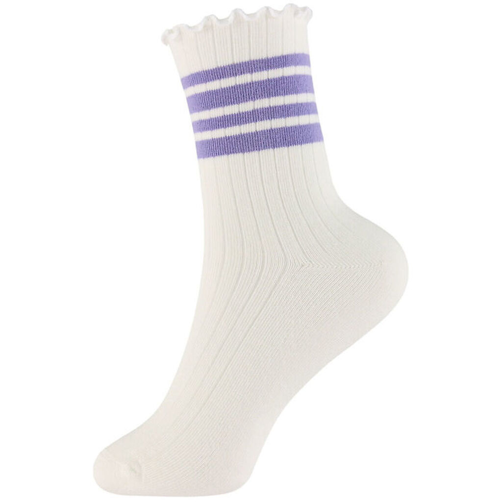 Name It Strømper - Rib - NkfSille -Cloud Dancer/Lavender