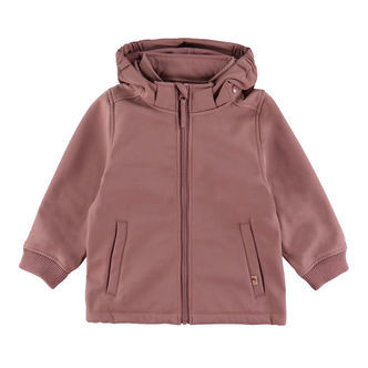 DYR-Cph Softshelljakke - Dyrevild - Dk Rose Beige Rød Panda