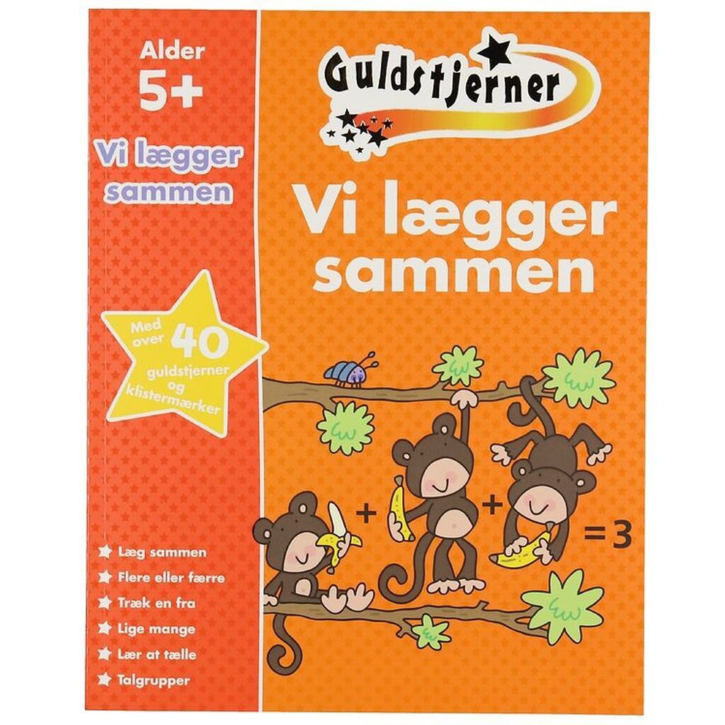 Karrusel Forlag Aktivitetsbog - Guldstjerner - Vi Lægger Sammen