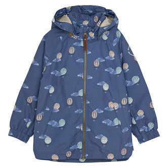 En Fant Sommerjakke - Vintage Indigo m. Luftballoner