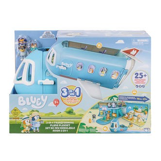 Bluey Legesæt m. Lyd - Transformerbart Fly -3-i-1