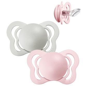 BIBS Couture Sutter - 2-pak - Str. 2 - Anatomisk - Haze/Blossom