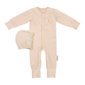 Moonboon Natdragt m. Babyhjelm - Gaveæske - Rose Cloud