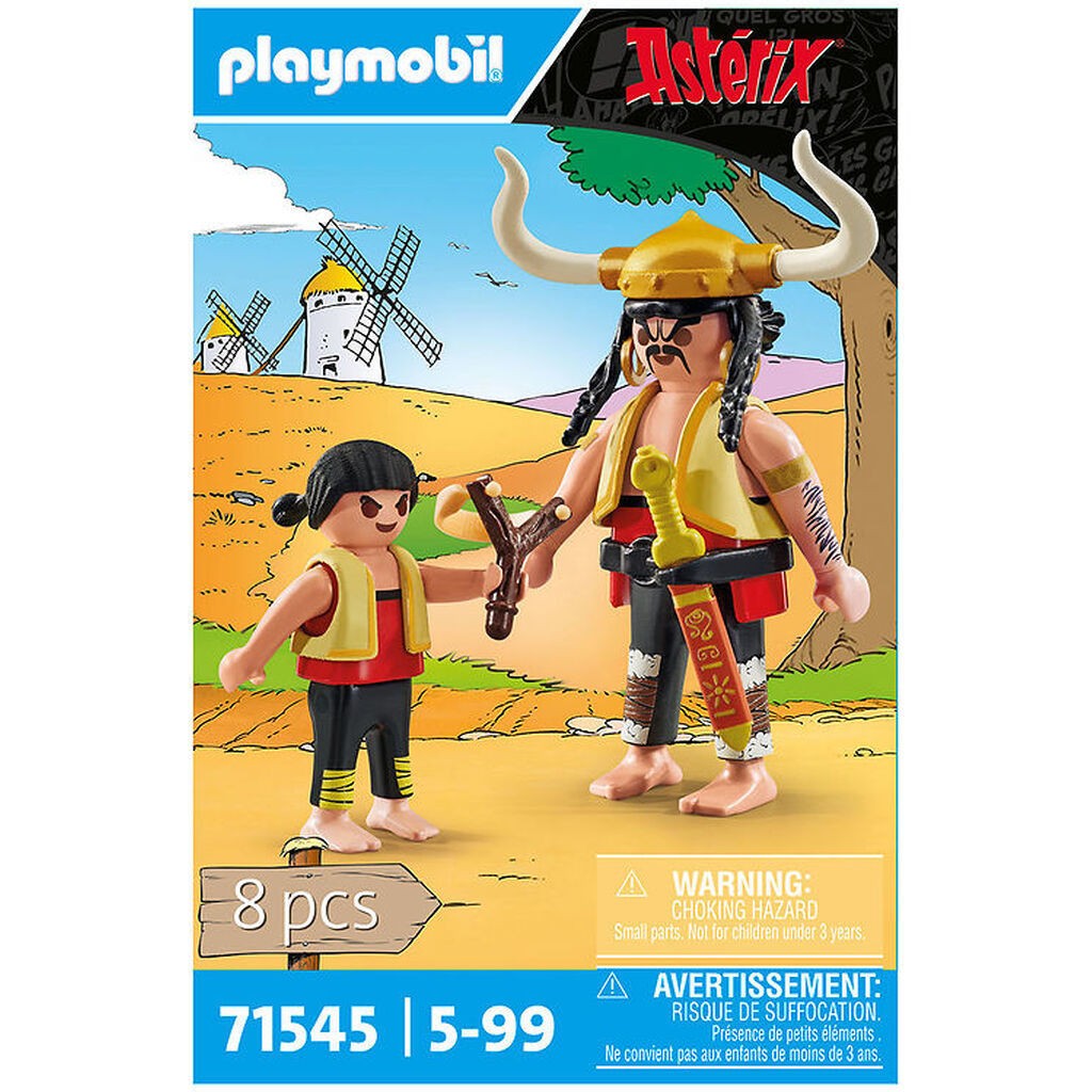 Playmobil Asterix - Huevos Y Bacon og Pepe - 71545 - 8 Dele