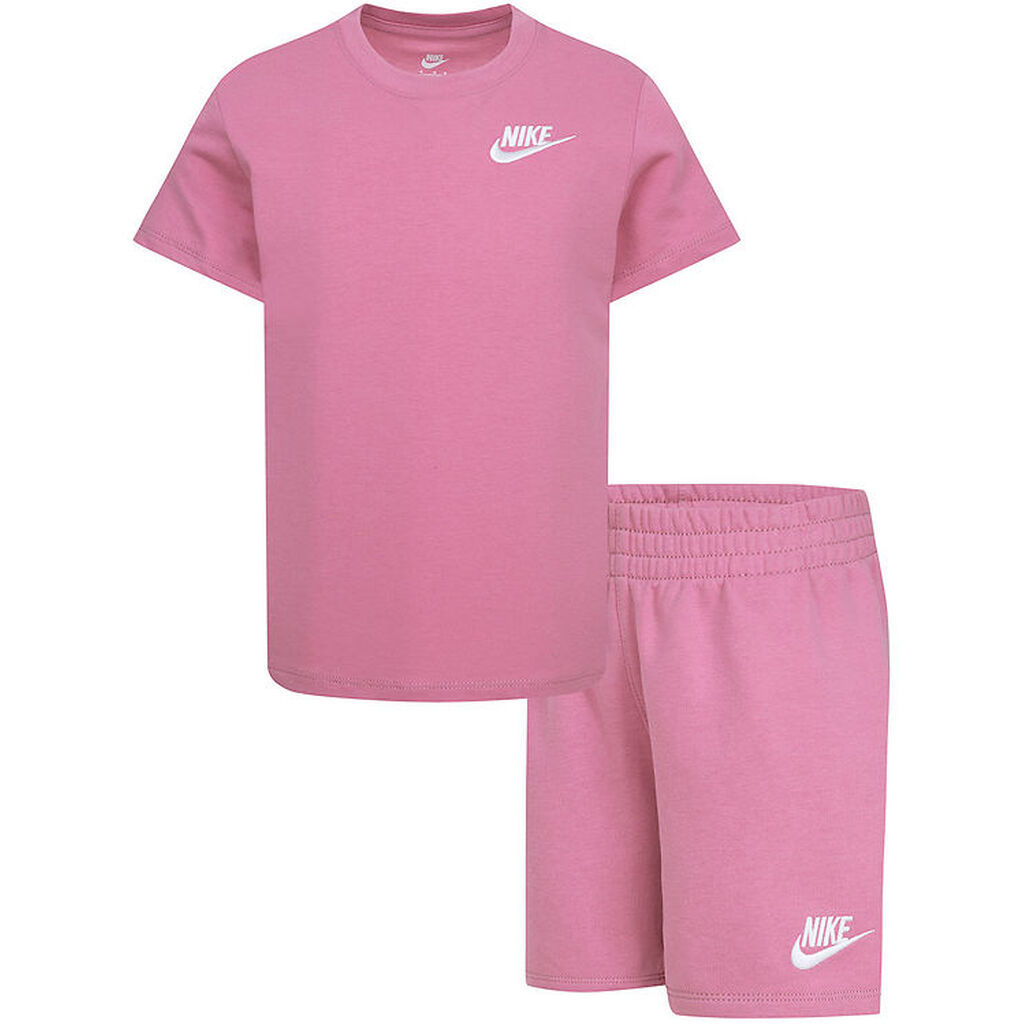 Nike Shortssæt - T-shirt/Shorts - Magic Flamingo