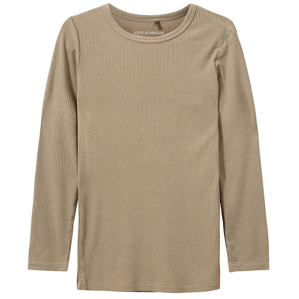 Sofie Schnoor Bluse - Rib - Petriciask - Dark Sand