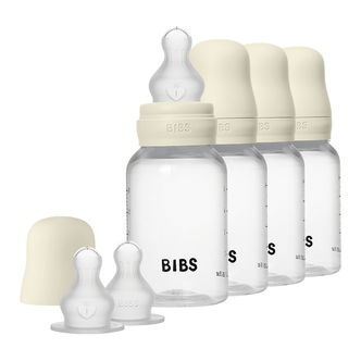 BIBS Sutteflasker - 4-pak - 150 ml - Silikone - Ivory