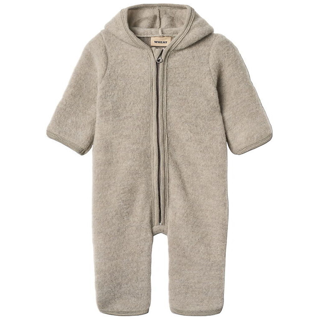 Wheat Heldragt - Uldfleece - Ata - Khaki Melange