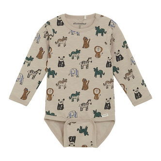 Minymo Body l/æ - AOP - Oxford Tan