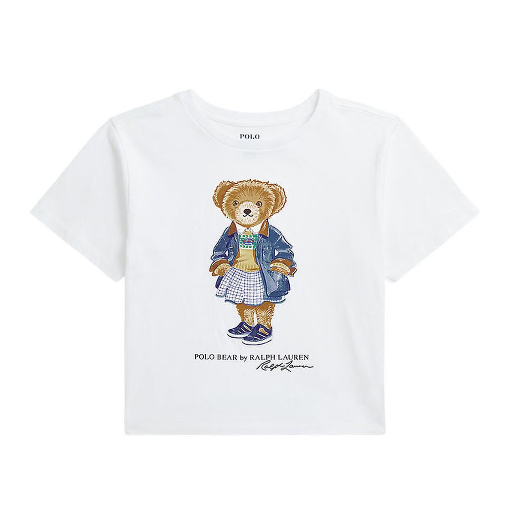 Polo Ralph Lauren T-shirt - Hvid m. Bamse