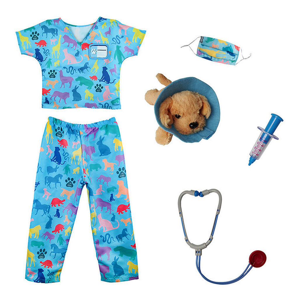 Great Pretenders Udklædning - Dyrlæge - Blå/Multi