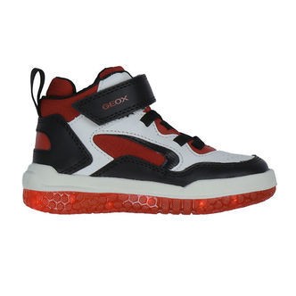 Geox Støvler m. Lys - Buzzerlight - Hvid/Rød