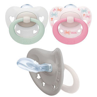 Nuk Sutter - Signature - 2Pak - Rose/White