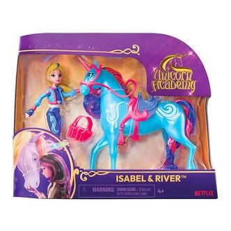 Unicorn Academy Legetøjsfigurer - 13,5 cm - Isabel & River
