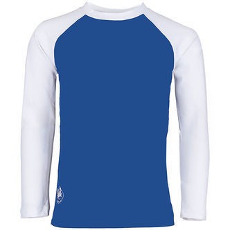 Petit Crabe Badebluse - Raglan - UV50+ - Sapphire/White