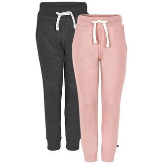 Minymo Sweatpants - 2-Pak - Rosa/Grå