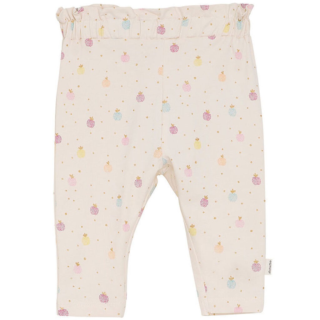 Minymo Bukser - White Swan m. Æbler