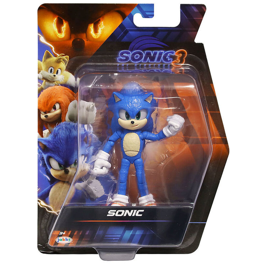 Sonic Legetøjsfigur - 13 cm - Sonic 3 - Sonic
