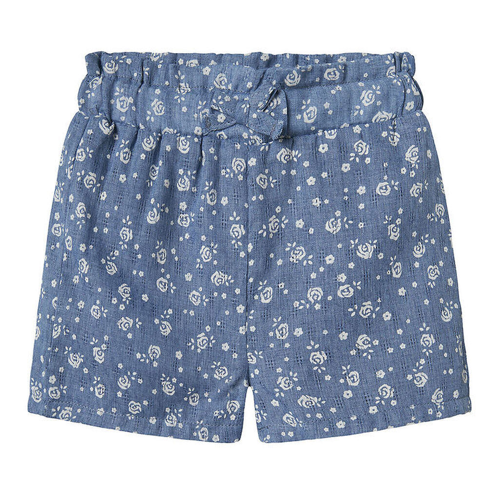 Name It Shorts - NmfHagy - Bleached Denim m. Blomster