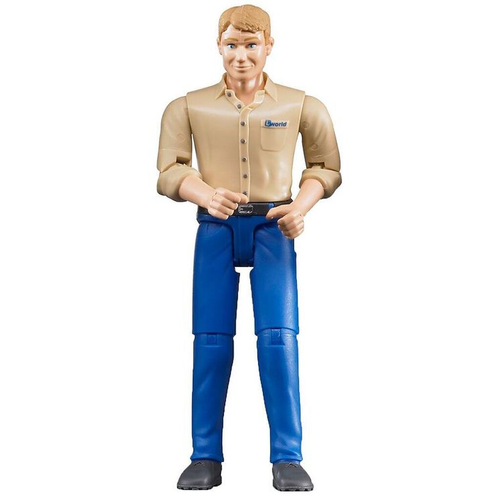 Bruder Figur - bworld - Mand m. Blå Bukser - 60006