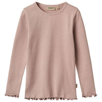 Wheat Bluse - Rib - Ida - Rose Powder