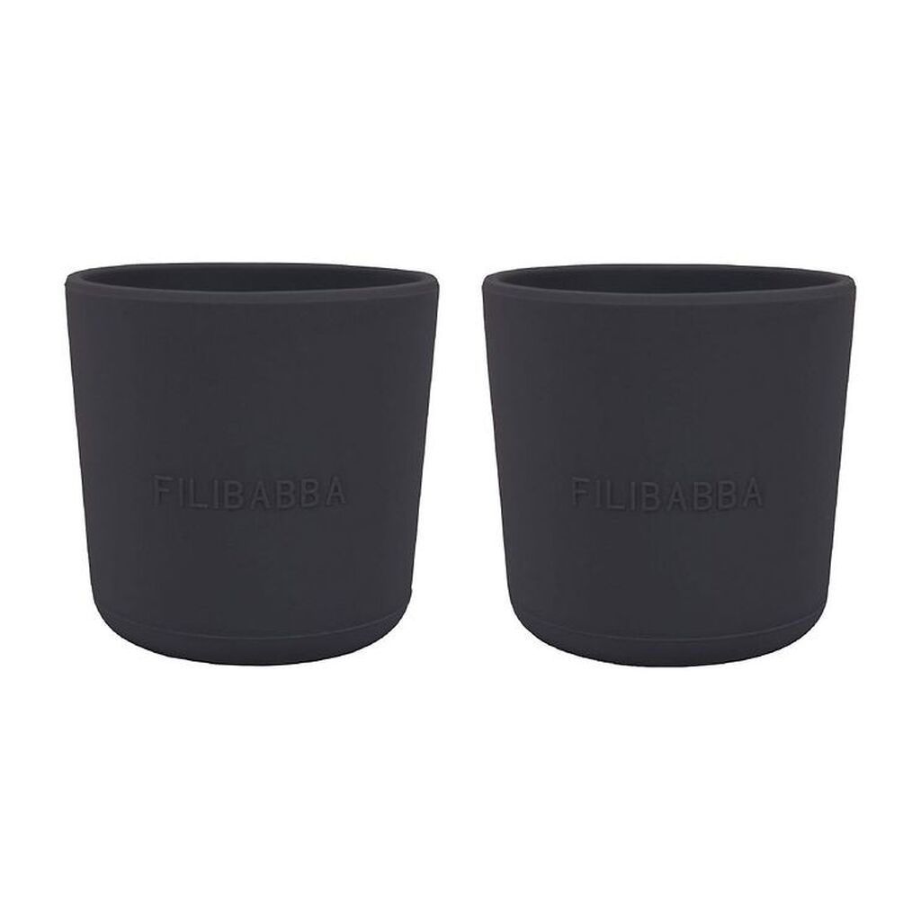 Filibabba Kopper - 2-pak - Silikone - Stone Grey