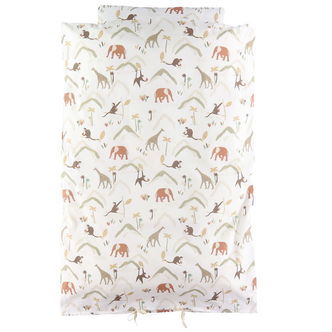 Nørgaard Madsens Sengetøj - Voksen - Hvid m. Dyr