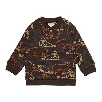 Minymo Sweatshirt - Java m. Hvalros