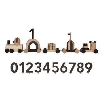 OYOY Fødselsdagstog - Otti - Nature/Dark