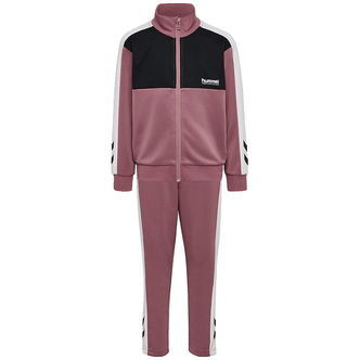 Hummel Træningssæt - HmlJR Colorblock - Wistful Mauve