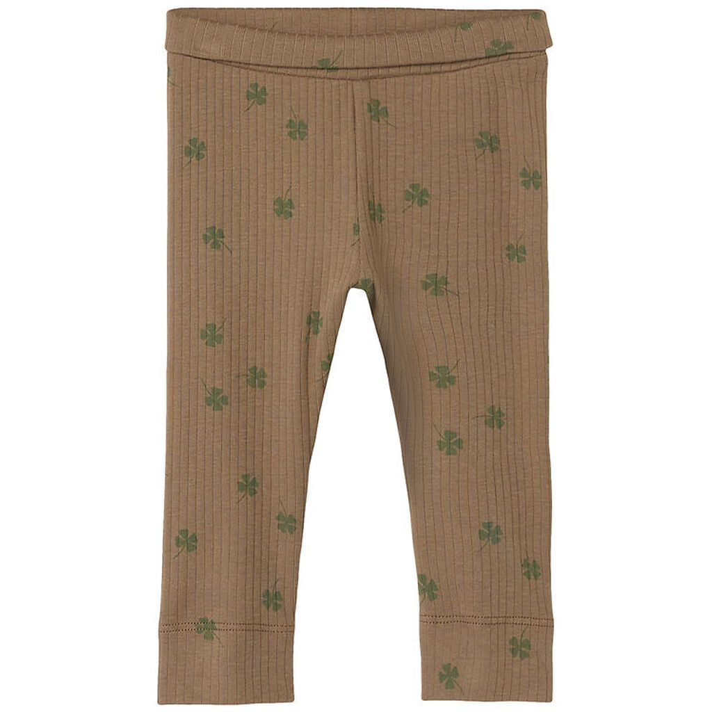 Name It Leggings - Rib - NbmNoellus - Walnut