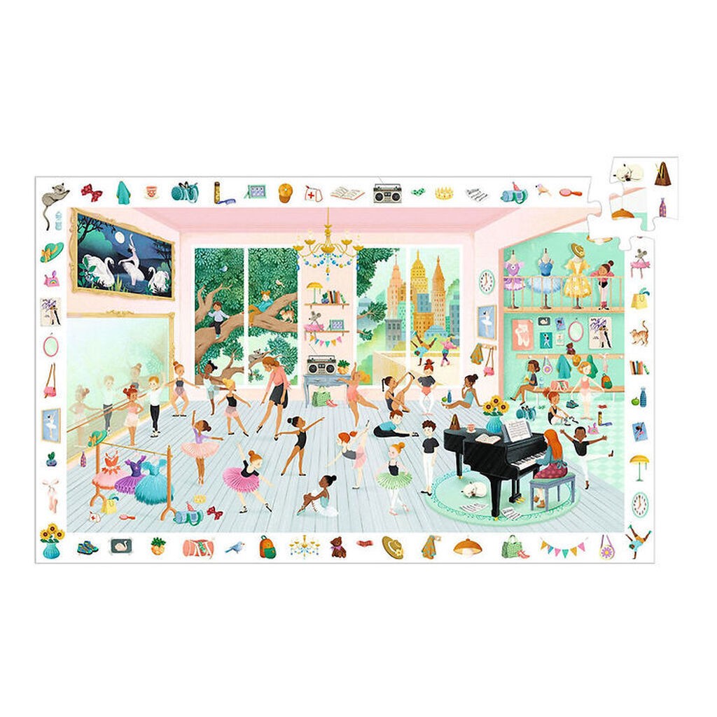 Djeco Puslespil - 100 Brikker - The Dance School