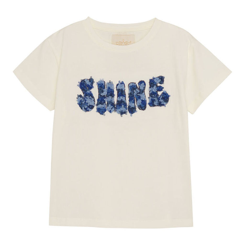 Creamie T-shirt - Cloud m. Print