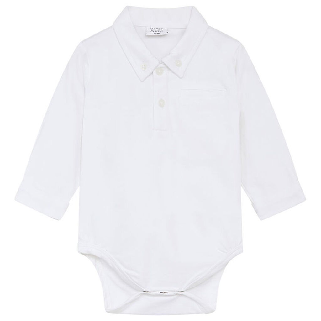 Hust and Claire Skjortebody l/æ - HCBasil - Hvid